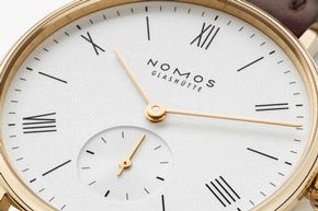 La petite montre en or : Ludwig or 33, la nouvelle montre pour femme de NOMOS Glashütte