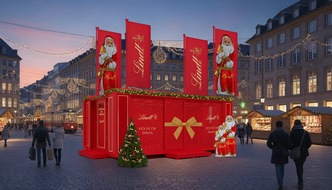 Lindt & Sprüngli GmbH: Lindt eröffnet das House of Santa: eine festliche Pop-up Experience rund um den beliebten Lindt Weihnachtsmann