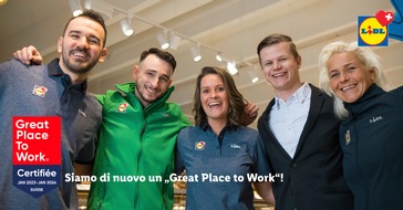 LIDL Schweiz: Lidl Svizzera viene premiata come Great Place to Work