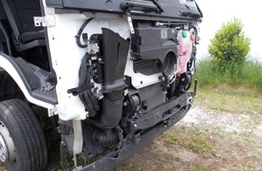 Polizei Minden-Lübbecke: POL-MI: Diebe demontieren Fahrzeugteile an LKW