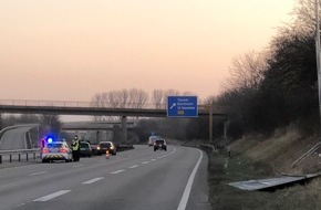 Polizeidirektion Landau: POL-PDLD: Schlaftrunken auf der A65 unterwegs