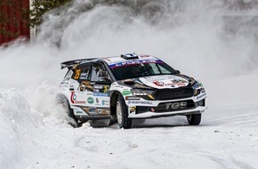 Skoda Auto Deutschland GmbH: Rallye Schweden: Sechs Škoda Fabia RS Rally2-Crews holen WM-Punkte in der WRC2-Kategorie