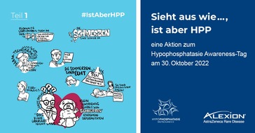 Alexion Pharma Germany GmbH: HPP Awareness Kampagne "Sieht aus wie..., ist aber HPP" geht in die nächste Runde