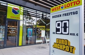 Eurojackpot: Mega-Jackpot von 90 Millionen Euro