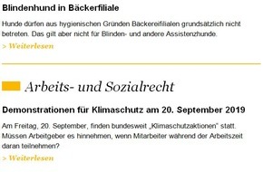 Zentralverband des Deutschen Bäckerhandwerks e.V.: Digitalisierung beim Zentralverband: Innungsmitglieder erhalten Informationen direkt per Mail