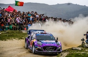 Ford-Werke GmbH: M-Sport Ford erlebt in Portugal eine WM-Rallye der gemischten Gefühle