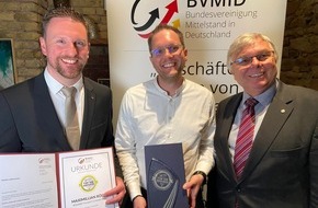 BVMID - Bundesvereinigung Mittelstand in Deutschland: Ausgezeichnet: RÖDDER GROUP bietet effiziente Logistiklösungen für jedes Unternehmen