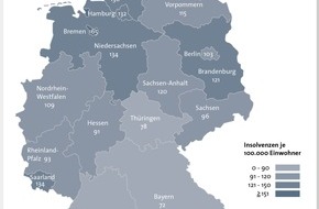 CRIF GmbH: 7,2 Prozent weniger Privatinsolvenzen in Deutschland - Männer aus Bremen zwischen 31 und 40 Jahren statistisch am häufigsten von der Insolvenz betroffen