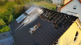 Polizeipräsidium Mainz: POL-PPMZ: (Nackenheim) - Brand eines Einfamilienhauses