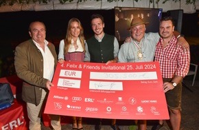 lübMEDIA: Golf-Charity-Event von Felix Neureuther erzielte 350.500 Euro für die Felix-Neureuther-Stiftung und sein neues Umweltschutz-Projekt Naturhelden im Rahmen des Bündnisses Gesunde Erde. Gesunde Kinder.