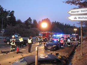 KFV-CW: Schwerverletzter mit Hubschrauber in Klink gefolgen
Schwerer Verkehrsunfall in Nagold