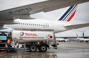 Panta Rhei PR AG: Medienmitteilung: Air France-KLM, Total, Groupe ADP und Airbus führen ersten Langstreckenflug mit französischem SAF durch
