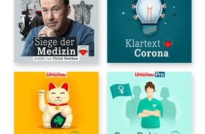 Wort & Bild Verlagsgruppe - Unternehmensmeldungen: Wort & Bild-Podcasts sind allesamt Publikumslieblinge / Top-Platzierungen in den Apple-Gesundheits-Charts