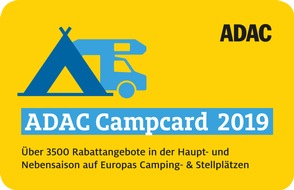 ADAC SE: Campingurlaub zum Vorteilspreis: Sparen mit der ADAC Campcard / Über 3500 Rabattangebote