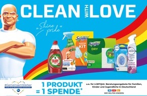 Procter & Gamble GmbH: P&G Reinigungsmarken setzen sich für die LGBTQIA+ Community ein