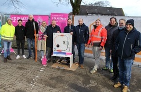 Deutsche Telekom AG: Telekom und Netze BW Sparte Dienstleistungen kooperieren beim Glasfaserausbau in Teningen-Köndringen