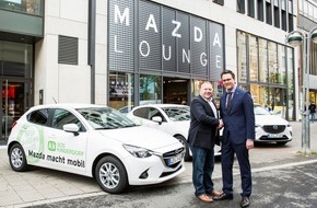 Mazda: Mazda übergibt drei Fahrzeuge an das SOS-Kinderdorf Düsseldorf