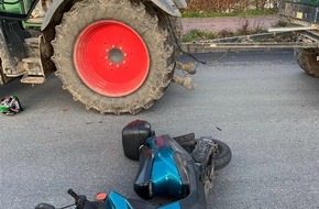 Kreispolizeibehörde Soest: POL-SO: Überholmanöver im Kreisverkehr endet im Krankenhaus