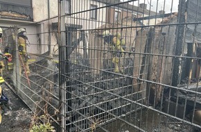 Polizei Aachen: POL-AC: Brand in Alsdorf: Gartenarbeiten geraten außer Kontrolle