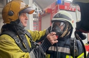Feuerwehr Lennestadt: FW-OE: Feuerwehr Lennestadt absolviert Gasbrandausbildung - Firmen Traicon und Westenergie unterstützen lokale Einsatzkräfte in Lennestadt