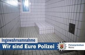 Polizeipräsidium Mainz: POL-PPMZ: Mainz-Neustadt - Räuberischer Diebstahl in Lebensmittelgeschäft