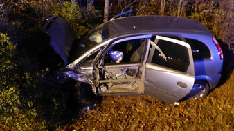 Polizeidirektion Worms: POL-PDWO: Verkehrsunfall mit 6 verletzten Personen - Totalsperrung der B 47 - Unfallverursacher alkoholisiert