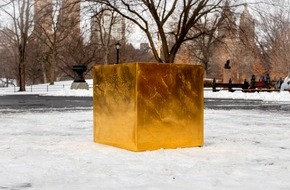 HoGA Capital AG: 410 lbs of pure gold! Revolutionary artwork “The Castello CUBE” in New York revealed