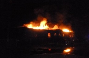 Polizeidirektion Worms: POL-PDWO: Brand der ehemaligen Lokhalle am Hauptbahnhof Worms