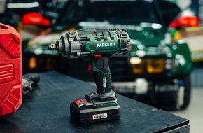 PARKSIDE: H&auml;rtetest in der Boxengasse: PARKSIDE Werkzeuge f&uuml;r das HWA-Team beim 24-Stunden Rennen auf dem N&uuml;rburgring im Einsatz