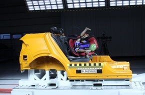ADAC: ADAC warnt vor zwei Kindersitzen der Hersteller Chipolino und Reecle / Beide Sitze versagen beim Frontalcrash / Kinder können schwere Verletzungen erleiden