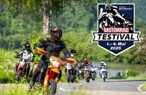 Motor Presse Stuttgart, MOTORRAD: MOTORRAD TESTIVAL: Vier Tage Probefahrten mit Tourguide, Modelle vergleichen, fachsimpeln / Bikes aus zehn Kategorien zur Auswahl