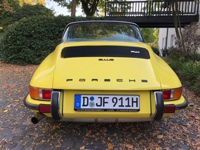 POL-D: Oldtimer von Porsche aus Parkhaus gestohlen - Zwei Tatverdächtige ermittelt - Polizei fahndet nach historischem Fahrzeug