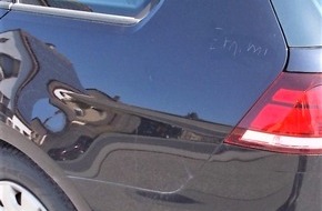 Polizeidirektion Neustadt/Weinstraße: POL-PDNW: Auto mutwillig zerkratzt