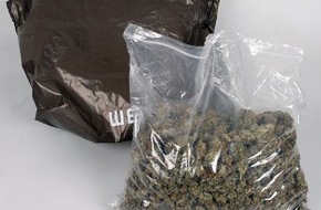 Polizei Düsseldorf: POL-D: Eller - Polizeikontrolle - Quartett mit 1,1 Kilogramm Marihuana gestoppt - Festnahme - Haftrichter - Foto der Drogen hängt als Datei im OTS an