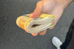 Polizei Duisburg: POL-DU: Hamborn: Bargeld unbekannter Herkunft sichergestellt