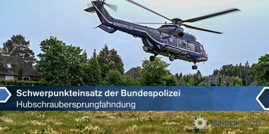 Bundespolizeiinspektion Bad Bentheim: BPOL-BadBentheim: Schwerpunkteinsatz mit Hubschrauber an der deutsch-niederländischen Grenze