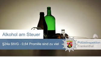 Polizeidirektion Ludwigshafen: POL-PDLU: Bobenheim-Roxheim - Alkoholisiert ein Fahrzeug geführt
