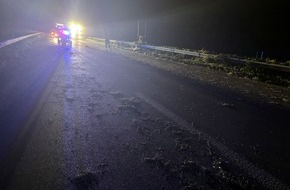 Polizeidirektion Landau: POL-PDLD: Mit Heuballen kollidiert