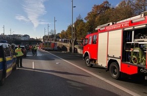 Feuerwehr Kiel: FW-Kiel: Unruhiger Vormittag bei der Feuerwehr Kiel