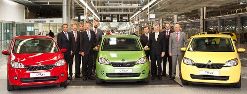 Skoda Auto Deutschland GmbH: SKODA startet in Bratislava die Produktion des Kleinwagens Citigo (mit Bild)