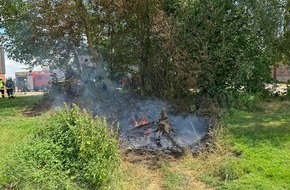 Freiwillige Feuerwehr Bedburg-Hau: FW-KLE: Nicht angemeldetes Nutzfeuer l&ouml;st Feuerwehreinsatz aus - Feuerwehr appelliert an die Bev&ouml;lkerung