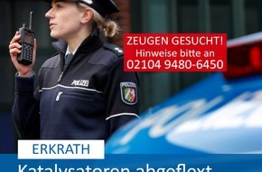 Polizei Mettmann: POL-ME: Einbrecher hatten es auf Schrottautos und Katalysatoren abgesehen - Erkrath - 2002063