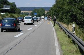 Polizeiinspektion Hildesheim: POL-HI: BAB 7, LK Goslar -- Kradunfall fordert einen Verletzten