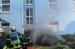 Feuerwehr Dortmund: FW-DO: Abendlicher Kellerbrand in K&ouml;rne