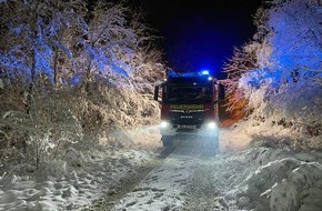 Freiwillige Feuerwehr Breckerfeld: FW-EN: Mehrere wetterbedingte Einsätze für die Feuerwehr Breckerfeld