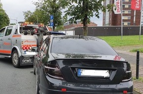 Polizeiinspektion Wilhelmshaven/Friesland: POL-WHV: Polizeiinspektion Wilhelmshaven/Friesland geht gegen Poser vor - Zu laut und damit die Bevölkerung belästigt - Beamte lassen getuntes Fahrzeug abschleppen