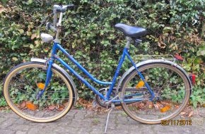 Polizeiinspektion Harburg: POL-WL: ++Polizei Tostedt - Wem gehört dieses Fahrrad ?++