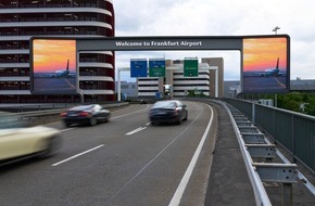 Media Frankfurt GmbH: Press information: Media Frankfurt transforms the Welcome Portal into breath-taking digital billboard