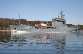 Presse- und Informationszentrum Marine: Marine - Pressemeldung / Pressetermin: Der Tender "Rhein" kehrt heim