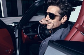 Rodenstock Group: Porsche Design Eyewear Kampagne 2021 / Patrick Dempsey als Gesicht von Porsche Design Eyewear